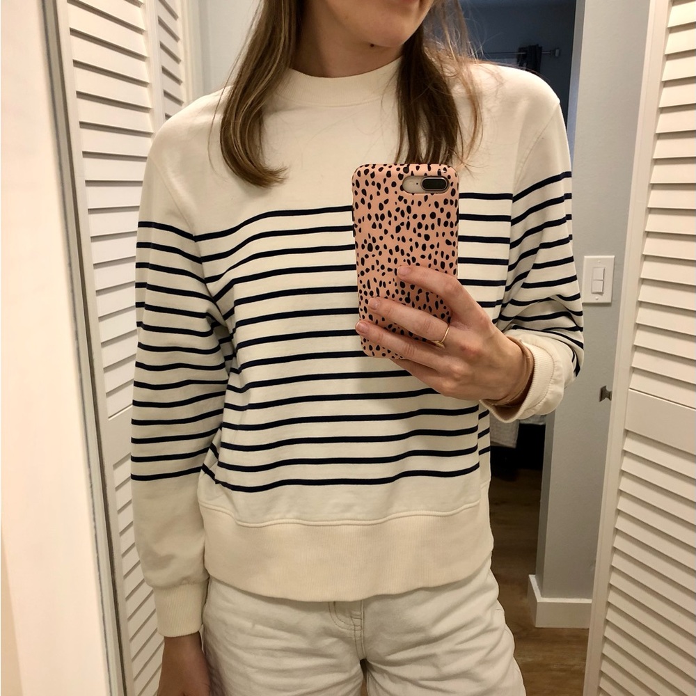 & Other Stories Striped Sweatshirt